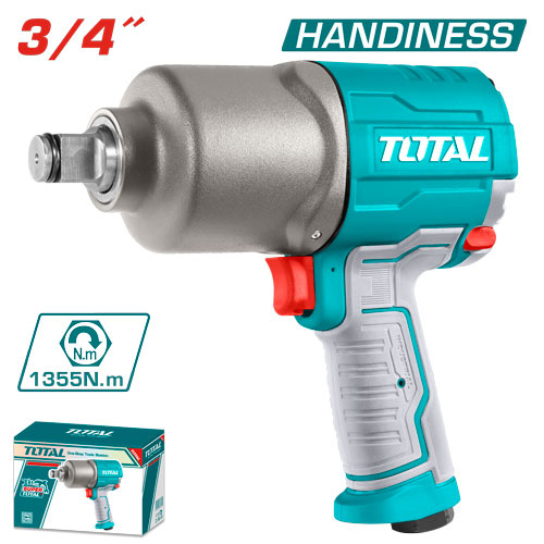 TOTAL TAT40341 Air impact wrench
 درل بناشر هواء 3/4 انش 1355 نيوتن