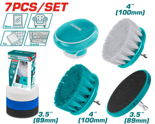 Total TACB0701 طقم فراشي  ولبادات درل 7 قطع