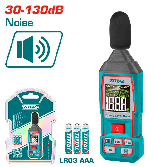 Total TETSL031 جهاز قياس مستوى الصوت