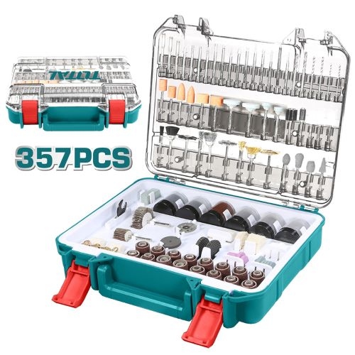 Total TACSD13571 357pcs Accessories  of Mini Drill طقم اكسسوارات درمل