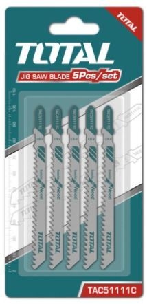 TOTAL TAC51111C Jig saw blade طقم نسلات تخريقة  خشب/5