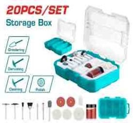 Total TAKMG6020 طقم بولش 20 قطعة للدرمل