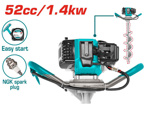Total TEA55221-1
52cc حفار أرض بنزين