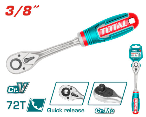 TOTAL THT106386 3/8"-ratchet wrench طرطيقة
