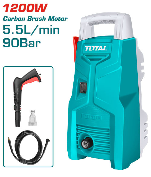 Total TGT113026 High pressure washer
 ماكينة غسيل 1200 واط 90 بار عرض خاص