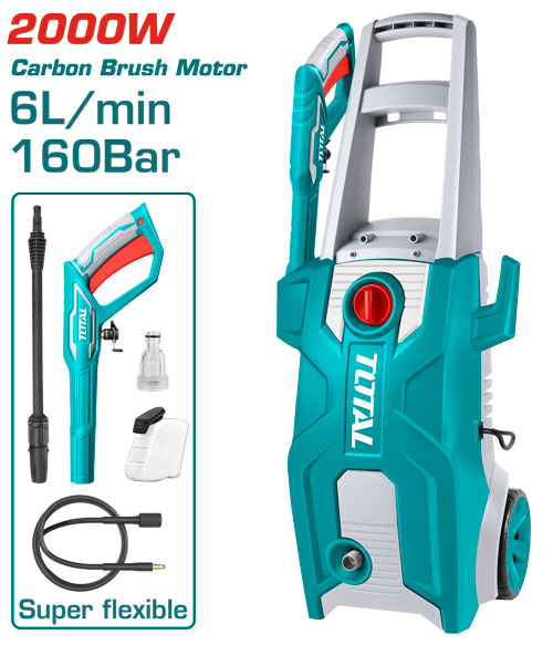 Total TGT11376  مضخة غسيل 160 بار 2000 واط بوبين