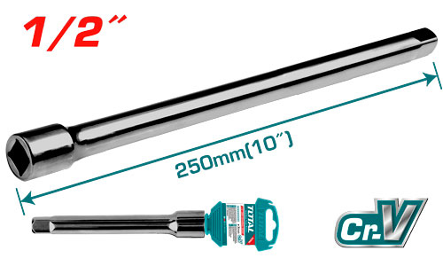 TOTAL THEB12101 1/2 Extension bar 10" 250mm وصلة بوكس 25 سم