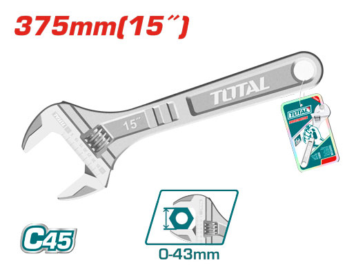 Total THT1010153 مفتاح موليت 15 انش