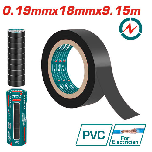 Total THPET1102  PVC Insulating tape تيب كهرباء عدد 10