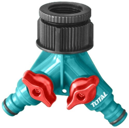 Total THHC1202 Plastic Hose Connector موزع مع محبس كوبلينج