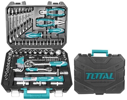 Total THKTHP20776  77 Pcs tools set شنطة عده