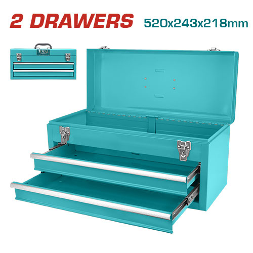 Total THPTC202 صندوق عدة حديد مع جوارير