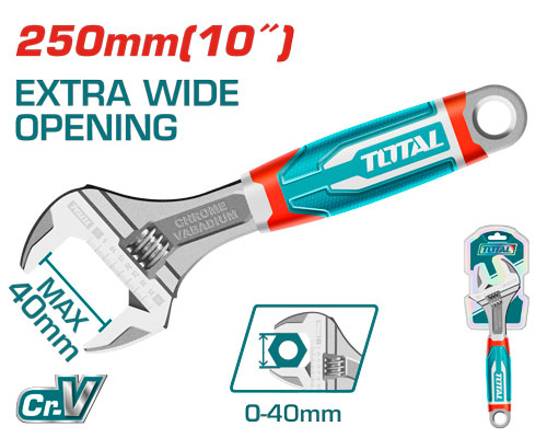 مفتاح موليت 10" TOTAL THT101106 Adjustable wrench