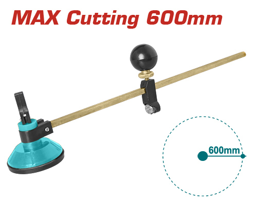 TOTAL TGCT16001 Compasses glass cutter بيكارة زجاج 60 سم