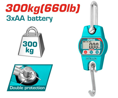 Total THESA63001 Crane scale ميزان تعليق 300 كيلو