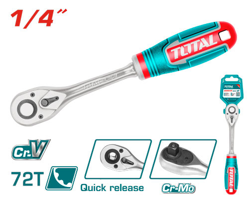 TOTAL THT106146 1/4"-ratchet wrench طرطيقة