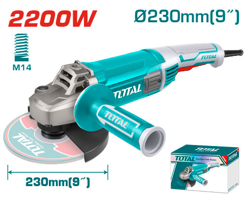 TOTAL TG12223026 Angle grinder
 صاروخ 9 انش 2200 واط