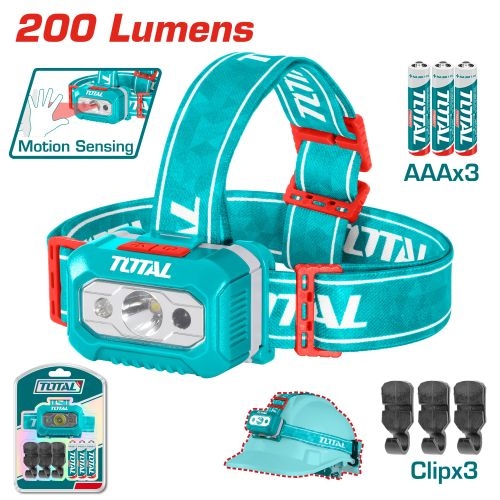 Total THL013AAA6 Headlamp لوكس راس بطارية