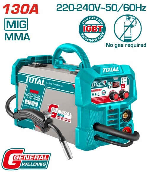 Total TFC13018 ماكنة لحام ميخ 130 أمبير بدون غاز
