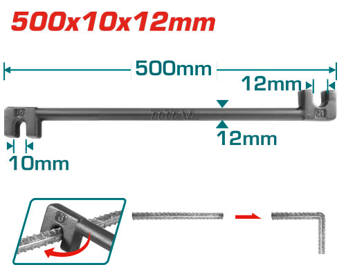 Total THBEB10122 Bending Bar 10mm&12mm مفتاح طعج حديد