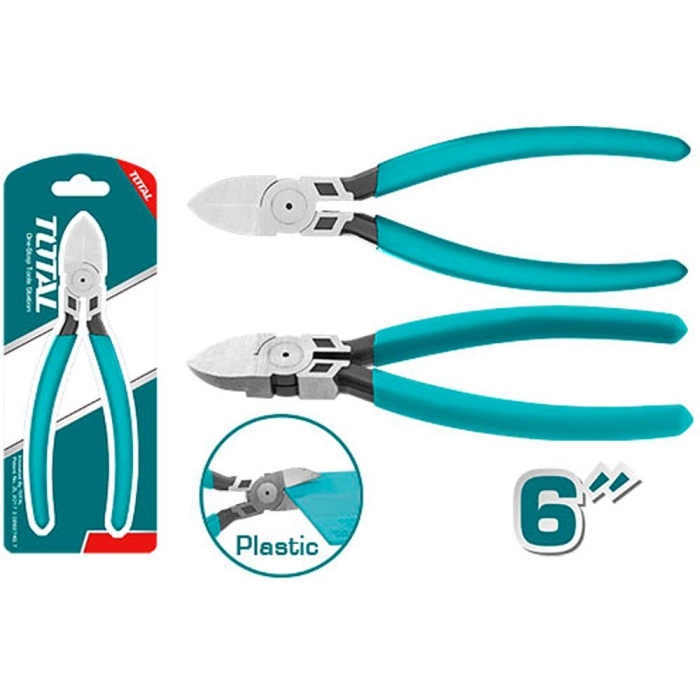 Total THT230612 Plastic cutting pliers 6" قطاعة بلاستيك وفيبر يدوية