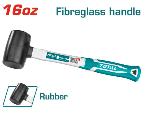 TOTAL THT761616 Rubber hammer 450g شاكوش مطاط