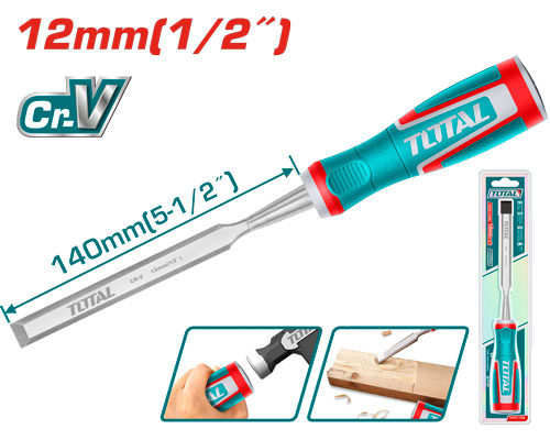 TOTAL THT41126 Wood chisel 12mm*140mm سنسيل خشب
