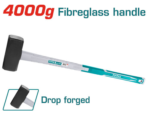 TOTAL THT720416 STONE HAMMER 4Kg
 مهدة 4 كيلو يد فيبر 900 ملم