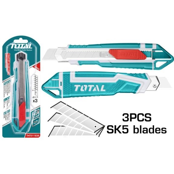 TOTAL THT511836 SNAP-OFF BLADE 169mm مشرط مع 3 شفرات