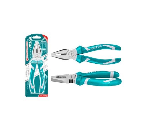 TOTAL THT110806P Combination pliers 8" زرادية على كرت شفاف