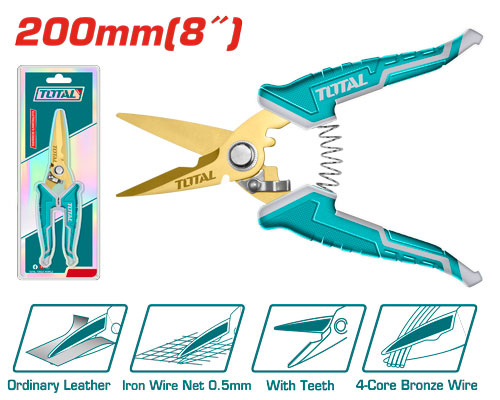 TOTAL THT118871 Electrician's Scissors 8" مقص الكتروني