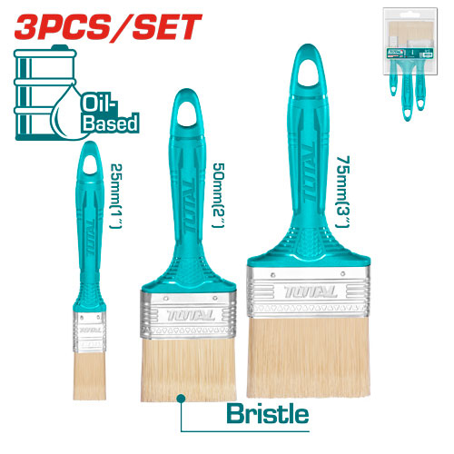 Total THT8450301 3pcs paint brush set طقم فراشي دهان 3 قطع عرض خاص