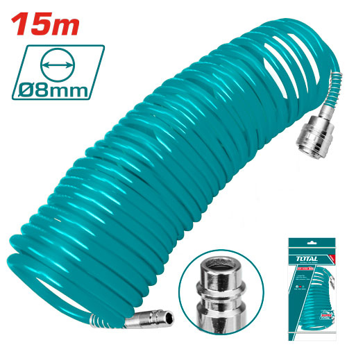 TOTAL THT11151 AIR HOSE 15m
بربيش هواء حلزوني