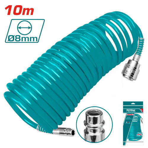 TOTAL THT11101 Air hose 10M
 بربيش هواء حلزوني