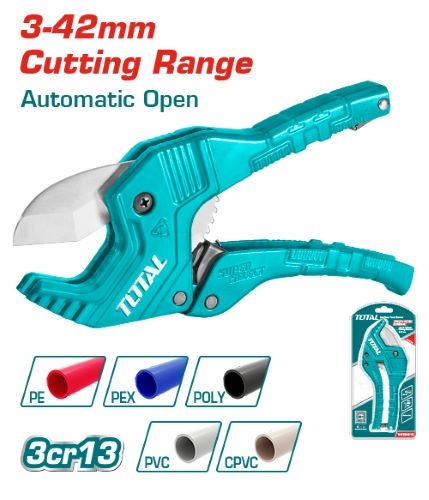 مقص مواسير بلاستيك 3-42 ملم TOTAL THT534216 PVC Pipe cutter