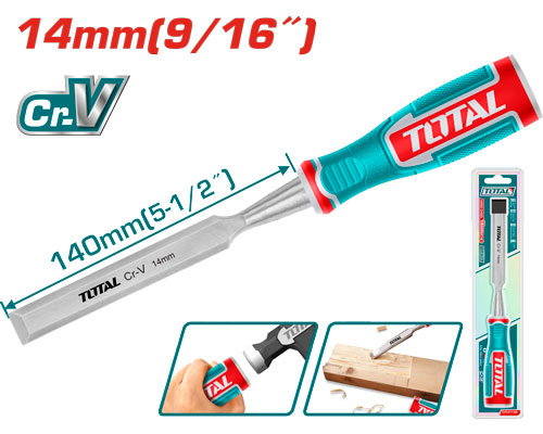 TOTAL THT41146 Wood chisel 14mm*140mm سنسيل خشب