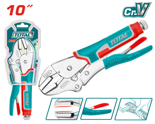 TOTAL THT191005 straight jaw lock plier زرادية كبس "10 ثقيل بوز اعوج