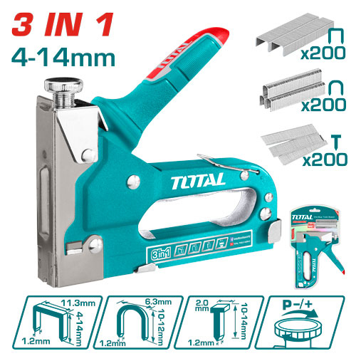 TOTAL THT31143   3 in 1 Staple gun مكبس تنجيد + مسمار