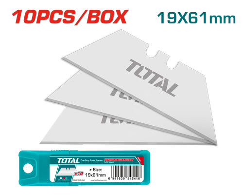 Total THT519001 10 Pcs utility knife blades set شفرات مشرط باكيت 10 حبات