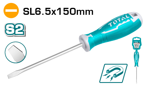 Total THT266150 Slotted screwdriver مفك عادي 6.5*150