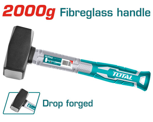 TOTAL THT7220006 Machinist hammer
2000g شاكوش مربع يد فيبر