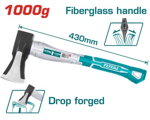 TOTAL THT798016 Axe 1000g بلطة يد فيبر