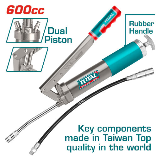 Total THT111062 Grease gun
 600cc فرد شحمة صناعي دبل بيستون ثقيل جدا