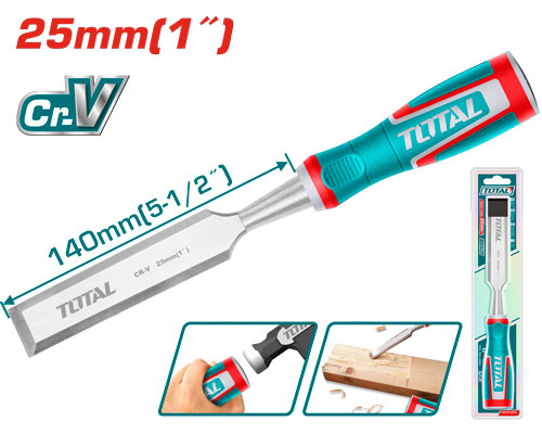 TOTAL THT41256 Wood chisel 25*140mm سنسيل خشب