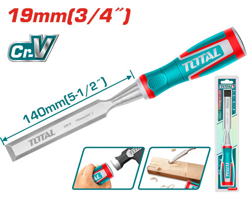 TOTAL THT41196 Wood chisel 19*140mm سنسيل خشب