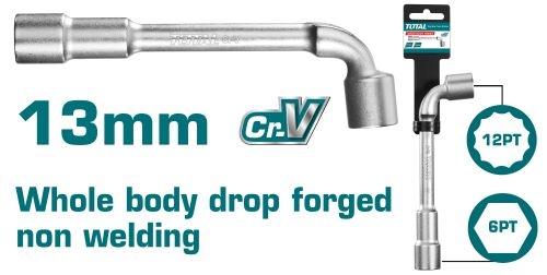 Total THWL1306 L-Angled socket wrench 13mm بوكس نافذ L