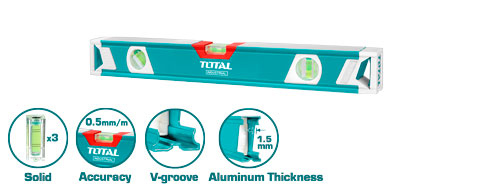 TOTAL TMT2306 Spirit level 30CM  ميزان ماء ثقيل