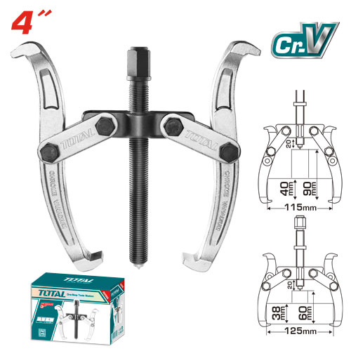 Total THTGP246 Two Jaws Puller 4" بريصة 2 اصبع