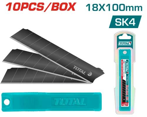 Total THTCB181 باكيت شفرات مشرط 18 ملم ثقيل