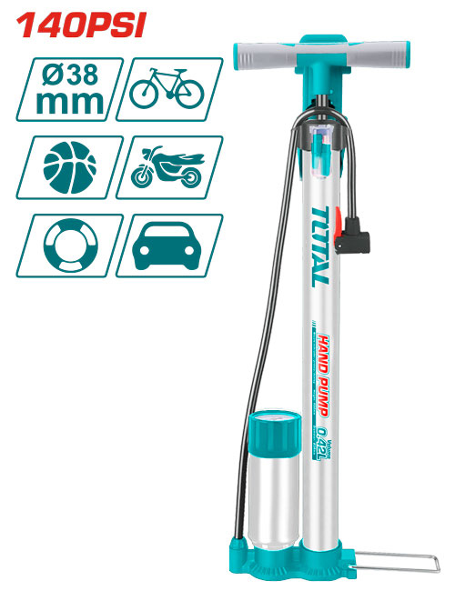 Total TMPP4501 Hand pump 160 PSI 
منفاخ هواء يدوي ثقيل مع ساعه